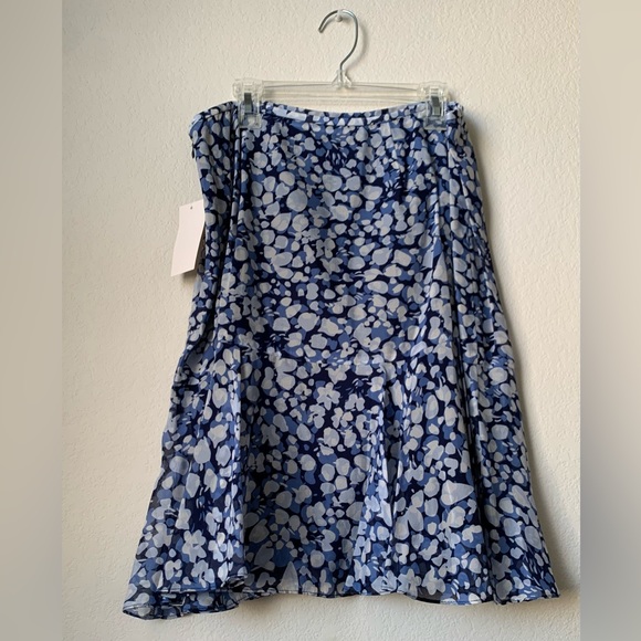 NWT Tahari ASL 2Piece Skirt Suit Short Sleeve Belted Jacket Pleated Flare Skirt - Picture 3 of 12